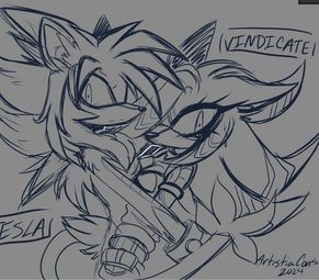 Tesla (C) Jinxhowlia98, Vindicate (C) ArtistiaCons